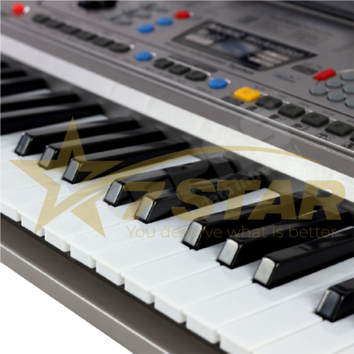 Orga Electronica MQ-001UF, 100 ritmuri, 100 tonuri, 10 melodii demonstrative, 61 clape, usb, radio fm, mp3, afisaj lcd, cadou microfon [2]