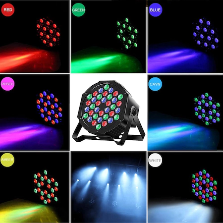 Proiector Joc De Lumini PAR 36 LED Disco / Club / Exterior / Arhitecturale [6]