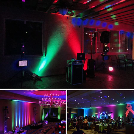 Proiector Joc De Lumini PAR 36 LED Disco / Club / Exterior / Arhitecturale [8]