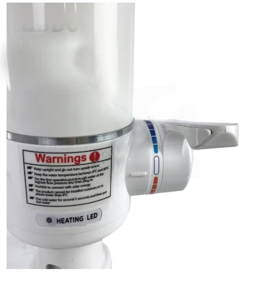 Robinet electric cu incalzire instantanee, 3000W, afisaj LED pentru temperatura, rotativ, rotire la 360°, potrivit pentru bucatarii, bai, durata de incalzire a apei 3 - 5 sec [2]