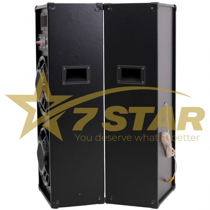 Set Boxe Active Profesionale 7S-2308sm 600W, 95cm Inaltime, 4 Difuzoare 25CM, Bass Foarte Puternic, Karaoke, Conexiune Bluetooth, USB, RadioFM, Ecran LCD, Cadou Microfon [3]