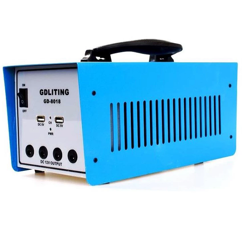 Sistem Fotovoltaic cu Panou Solar 12V/12A 100W, 3 Becuri, Iesire USB, Acumulator Incorporat, Alimentare 220 V [2]