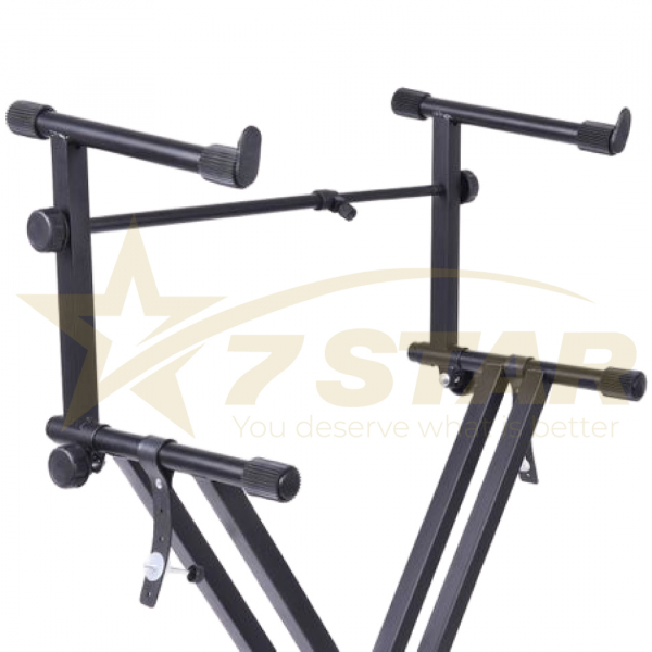 Stativ Suport Dublu X Orga + Extensie / Clape, Claviatura, DJ, Suport in X, 20KG [3]