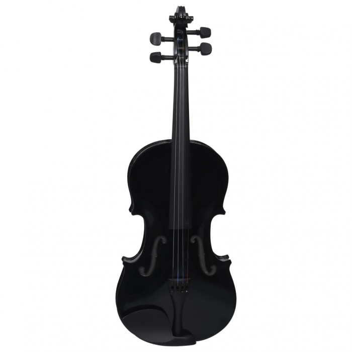 Vioara Clasica 4/4 Negru Perlat Pentru Incepatori si Adulti, Arcus, Sacaz, Contrabarbie, Geanta Transport [3]