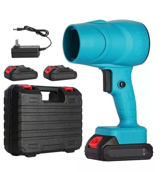 Scule electrice & unelte - Suflanta portabila fara fir, 2 acumulatori 48V 8.0Ah, 150.000 RPM, viteza 50 m/s