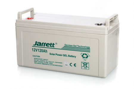 Componente si accesorii sisteme si panouri solare - Acumulator Solar Gel Jarrett 12 V 120 Ah
