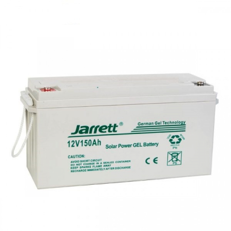 Componente si accesorii sisteme si panouri solare - Acumulator Solar Gel Jarrett 12 V 150 Ah