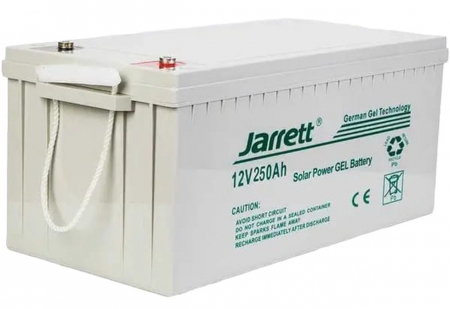 Componente si accesorii sisteme si panouri solare - Acumulator Solar Gel Jarrett 12 V 250 Ah