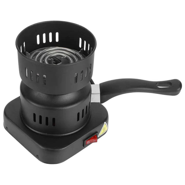 Electrocasnice pentru bucatarie - Aprinzator carbuni narghilea, electric, 1000W, tip ibric, cu protectie termostatica, control temperatura si picioare antialunecare, capacitate 8 carbuni, potrivit pentru toate tipurile de carbuni