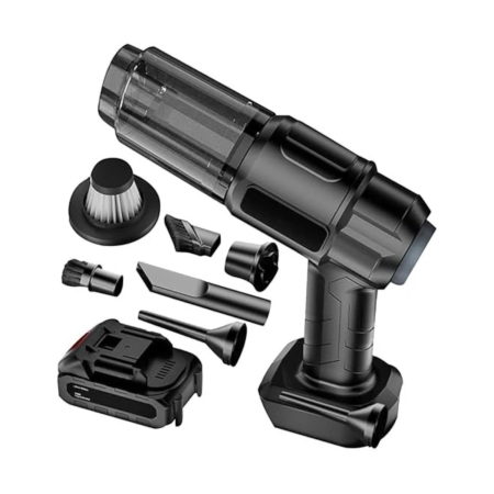 Aspirator si suflanta portabila 4 in 1, 2 acumulatori 48V 5.0Ah, 5000 mAh, 6 duze incluse [2]