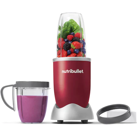 Electrocasnice pentru bucatarie - Blender Nutribullet® Original, 600 W, 1 viteza, cupa 0.5l, cupa inalta 0.7l, Rosu