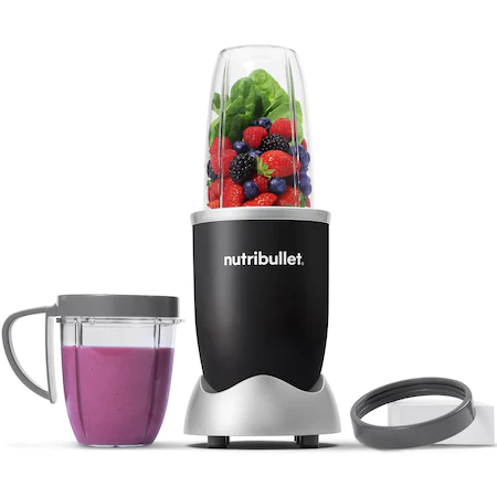 Electrocasnice pentru bucatarie - Blender Nutribullet® Original, 600W, 1 viteza, cupa 0.5l, cupa inalta 0.7l, Negru