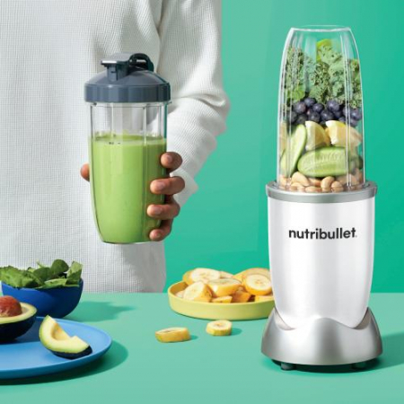 Blender Nutribullet® Pro Series, 900 W, 1 viteza, cupa 0.7 l, cupa 0.9 l, 5 accesorii, Alb [4]