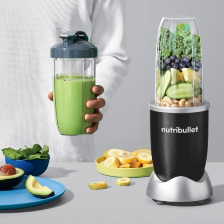 Blender Nutribullet® Pro Series, 900 W, 1 viteza, cupa 0.7 l, cupa 0.9 l, 5 accesorii, Negru [4]