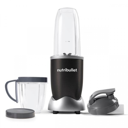 Blender Nutribullet® Pro Series, 900 W, 1 viteza, cupa 0.7 l, cupa 0.9 l, 5 accesorii, Negru [1]