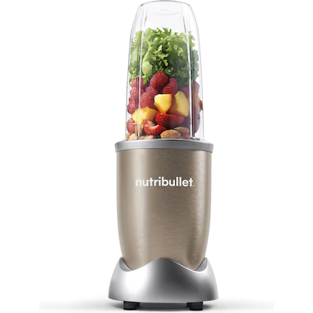 Blender Nutribullet® Pro Series, 900 W, 1 viteza, cupa inalta 0.9l, cupa inalta 0.7l, 5 accesorii, Bronz [1]