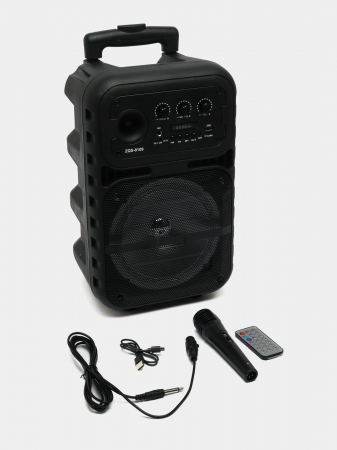 Boxa Profesionala 7STAR Troler 250W, Difuzor 8 INCH, Autonomie Mare + Super Bass + Joc Lumini RGB, Karaoke, Conex. Bluetooth, USB, RadioFM, Cadou Casti Wireless PRO + Microfon si Telecomanda [4]