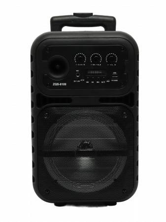 Boxa Profesionala 7STAR Troler 250W, Difuzor 8 INCH, Autonomie Mare + Super Bass + Joc Lumini RGB, Karaoke, Conex. Bluetooth, USB, RadioFM, Cadou Casti Wireless PRO + Microfon si Telecomanda [1]