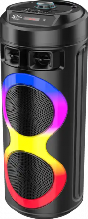 Boxa Profesionala 7STAR XL 300W, 2 Difuzoare 6.5 INCH, Autonomie Mare + Super Bass + Joc Lumini, Karaoke, Conex. Bluetooth, USB, RadioFM, Cadou Casca Bluetooth + Stick USB + Microfon [2]