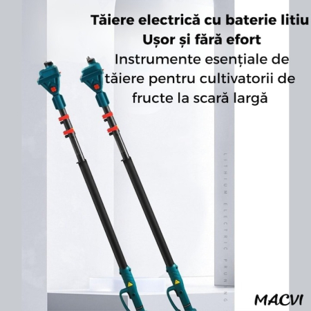 Brat telescopic 2 metri pentru foarfeca sau drujba electrica extensibil si compatibil cu accesorii de taiere [2]