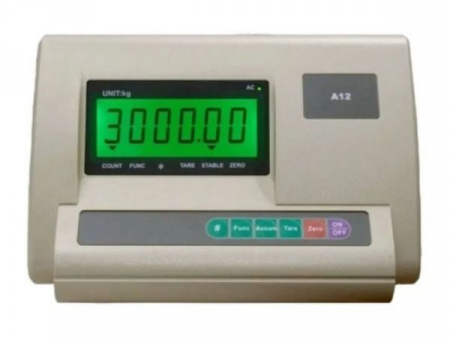 Cantar electronic platforma 3000 kg ( 3 tone ), tabla groasa striata 5mm, 120 x 120cm ( 1.2m x 1.2m ), 4 celule de cantarire, autonomie acumulator 10 ore [1]