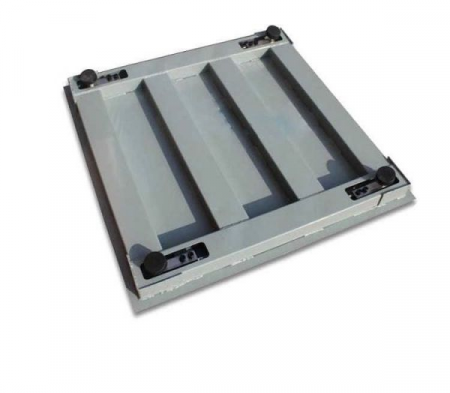 Cantar electronic platforma 3000 kg ( 3 tone ), tabla groasa striata 5mm, 150 x 150cm ( 1.5m x 1.5m ), 4 celule de cantarire, autonomie acumulator 10 ore [3]