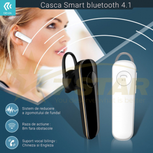 Casca Bluetooth Sport Universala pentru apeluri telefonice, compatibila cu orice dispozitiv mobil, usor de utilizat, foarte comfortabilă [2]