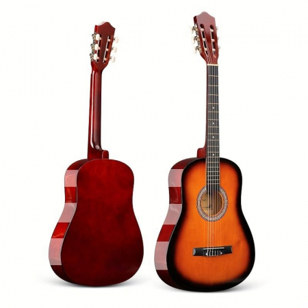 Chitare clasice & acustice - Chitara Clasica Maro 4/4 38" ( 95 X 35 CM ), pentru Incepatori si Adulti, Recomandata peste 8-10 ani, 6 Corzi Metalice, 20 De Taste