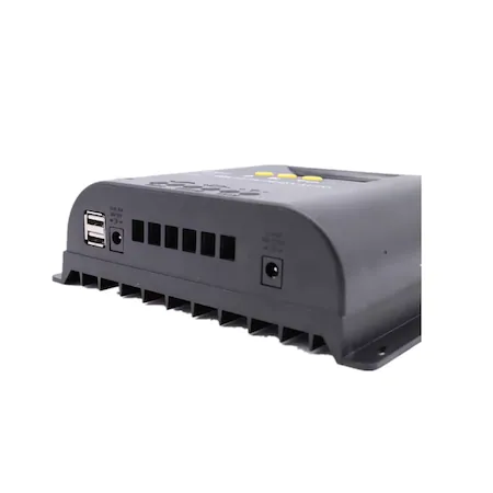 Controler solar MPPT 12V/24V/36V/48V, 60A, multifunctional, display LCD, 7 moduri de functionare, 6 protectii functionale, Negru [2]