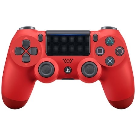 Casti, Joystick-uri/Cabluri - Controller Sony DualShock 4 v2 pentru PlayStation 4, Magma Red