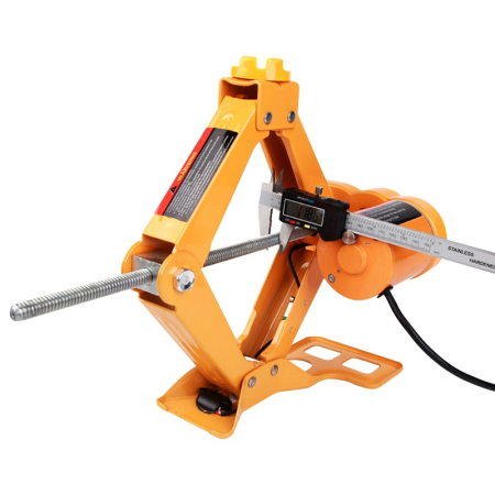 Cric auto electric tip foarfeca 12V cu trusa completa – 3 tone, portabil, cu telecomanda, cleme pentru baterie, cablu lung, manusi si cutie de transport, ideal pentru schimbarea rotilor si reparatii a [4]