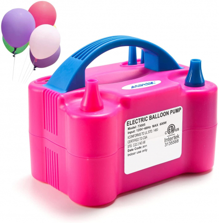 Petrecere & Discoteca - Pompa Electrica Profesionala pentru umflat baloane si obiecte gonflabile, Putere 600 W, Alimentare 220V