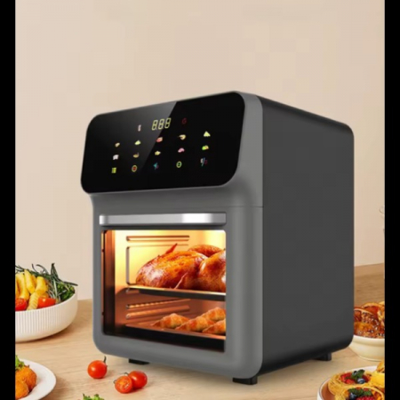Friteuza fara ulei Air Fryer 7STAR ®, capacitate 12L, design premium cu geam transparent, 2400W, oprire automata, temperatura reglabiba, control digital [1]
