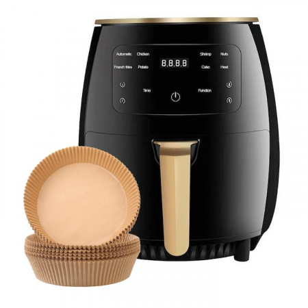Electrocasnice pentru bucatarie - Friteuza cu aer cald fara ulei Air Fryer 7STAR ® , 100 hartii de copt cadou, tehnologie smart sensing, programe smart chef automate, afisaj digital, capacitate 6 L, tehnologie de eliminare a grasimii,