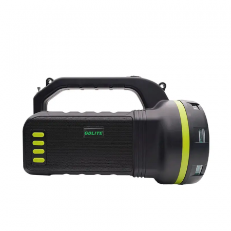 Kit Solar Portabil GDLite GD-2000A, Panou solar, USB, Bluetooth, Radio FM, MP3, Lanterna LED, 3 Becuri Incluse, Incarcare telefonica, Alimentare 220V [1]