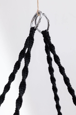 Leagan/balansoar suspendat tip scaun/hamac, diametru 80 cm, sarcina maxima 120kg, cadru metalic, pentru casa, gradina si veranda [3]