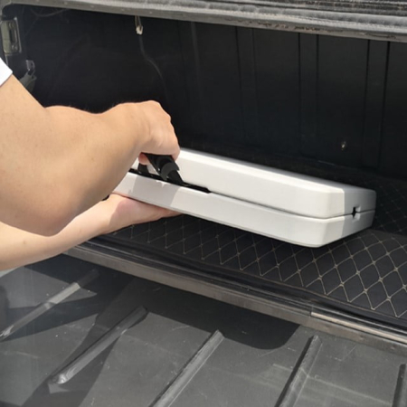 Masa pliabila, de gradina, cadru otel, 180x70x74, alba [8]