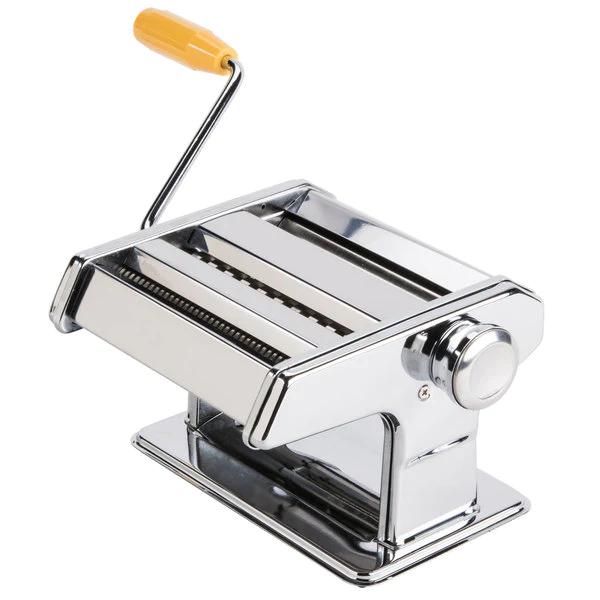 Masina de facut paste sau taitei de casa, cu reglaj grosime 0.1 - 0.65 cm, 9 pozitii, inox [1]