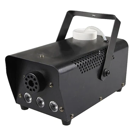 Petrecere & Discoteca - Masina de fum cu LED-uri, telecomanda, jocuri de lumini, 600W, Negru