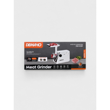 Masina de tocat carne electrica 3000 W – 120 kg/ora, 3 site inox, functie Reverse, componente detasabile [11]