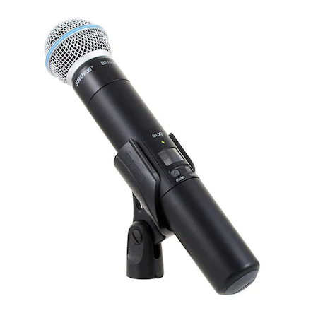 Microfon Wireless Profesional Shure SLX 2/Beta 58 A Cu Statie SLX 4 [2]
