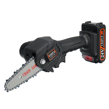 Mini Fierastrau Electric 7STAR ® 750W, 1 x Acumulator 36V, 1 x Lama 4 Inch, 1 x Lant, 5000mAh, Pila Pentru Ascutit Lantul, Rama Ajustabila, Accesorii, Valiza Inclusa, Negru [1]