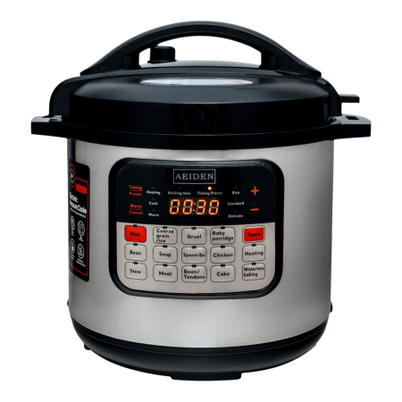 Electrocasnice pentru bucatarie - Oala Electrica Sub Presiune 2500W, Capacitate 8L,  9 Programe, Otel Inoxidabil, Vas Antiaderent