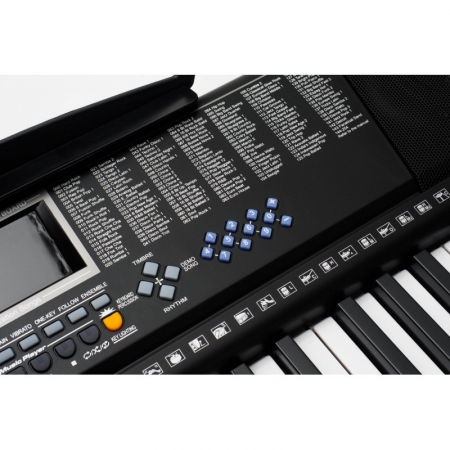 Orga electronica 61 clape, 255 ritmuri, 255 timbre, 50 melodii demonstrative, 5 octave, clape luminate led, functii invatare 3 lectii, functii inregistrare si redare, usb, mp3, afisaj lcd, suport part [6]