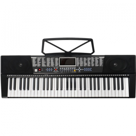 Orga electronica 61 clape, 255 ritmuri, 255 timbre, 50 melodii demonstrative, 5 octave, clape luminate led, functii invatare 3 lectii, functii inregistrare si redare, usb, mp3, afisaj lcd, suport part [1]