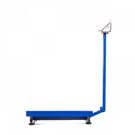 Cantar Electronic 500kg cu acumulator si platforma metalica din tabla striata, brat rabatabil [4]