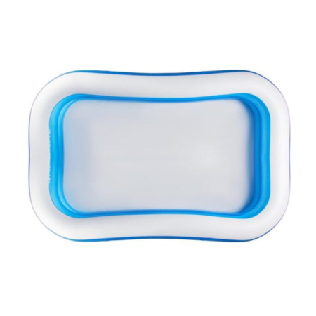 Pachet 2 Piscine Gonflabile Familiale din PVC rezistent, 200x140x40 cm, 2 inele, pentru curte si gradina [4]