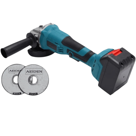 Scule electrice & unelte - Polizor unghiular (Flex) 7STAR ® cu 2 acumulatori 48 V, 8 Ah, 12000 Rpm, 125 mm, statie incarcare, valiza inclusa si accesorii, Albastru