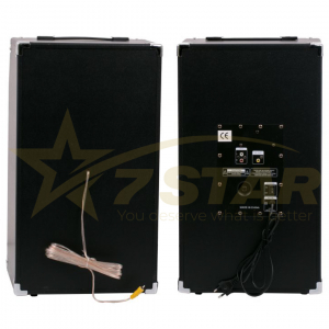 PROMOTIE Set Boxe Active Profesionale 7STAR 7S-284 500W, 20 INCH, Difuzor 25CM, Joc Lumini, Karaoke, Bass Foarte Puternic, Conexiune Bluetooth, USB, RadioFM, CADOU Microfon Profesional si Telecomanda [2]