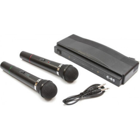 Set 2 Microfoane Wireless Cu Receiver C-05 [3]